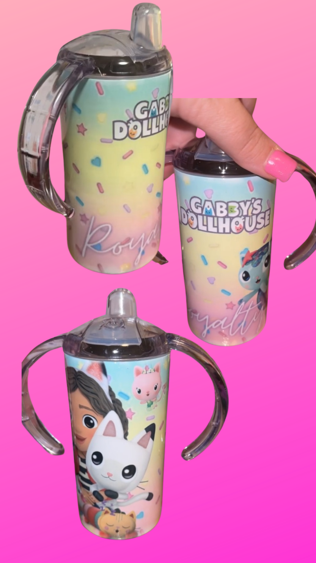 Gabby DollHouse 12oz Sippy Cup