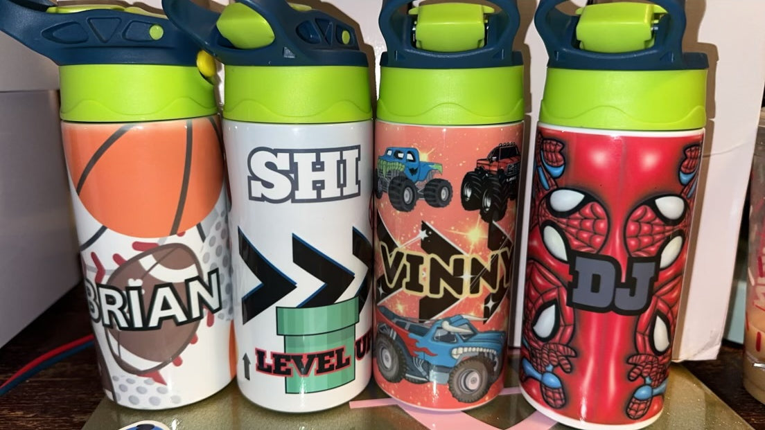 Kids 12oz Water Bottles